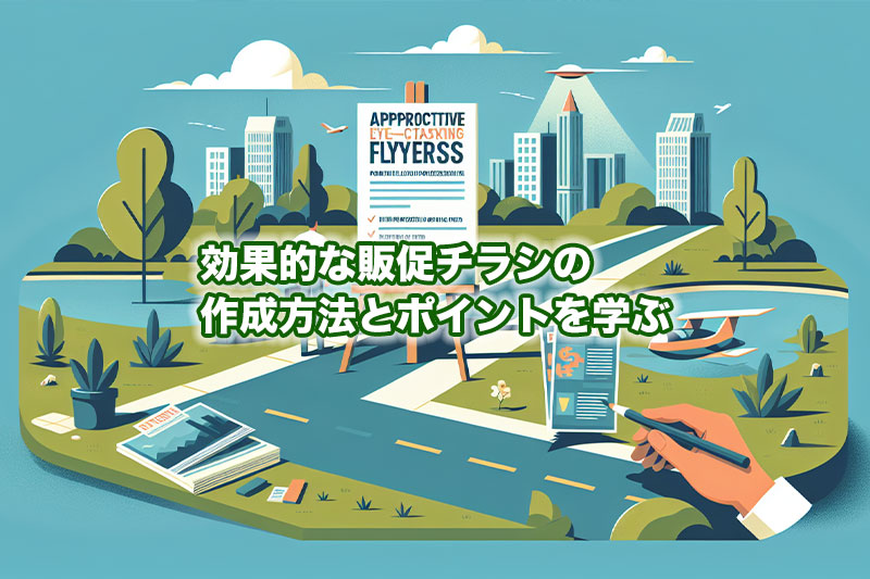 効果的な販促チラシの作成方法とポイントを学ぶ